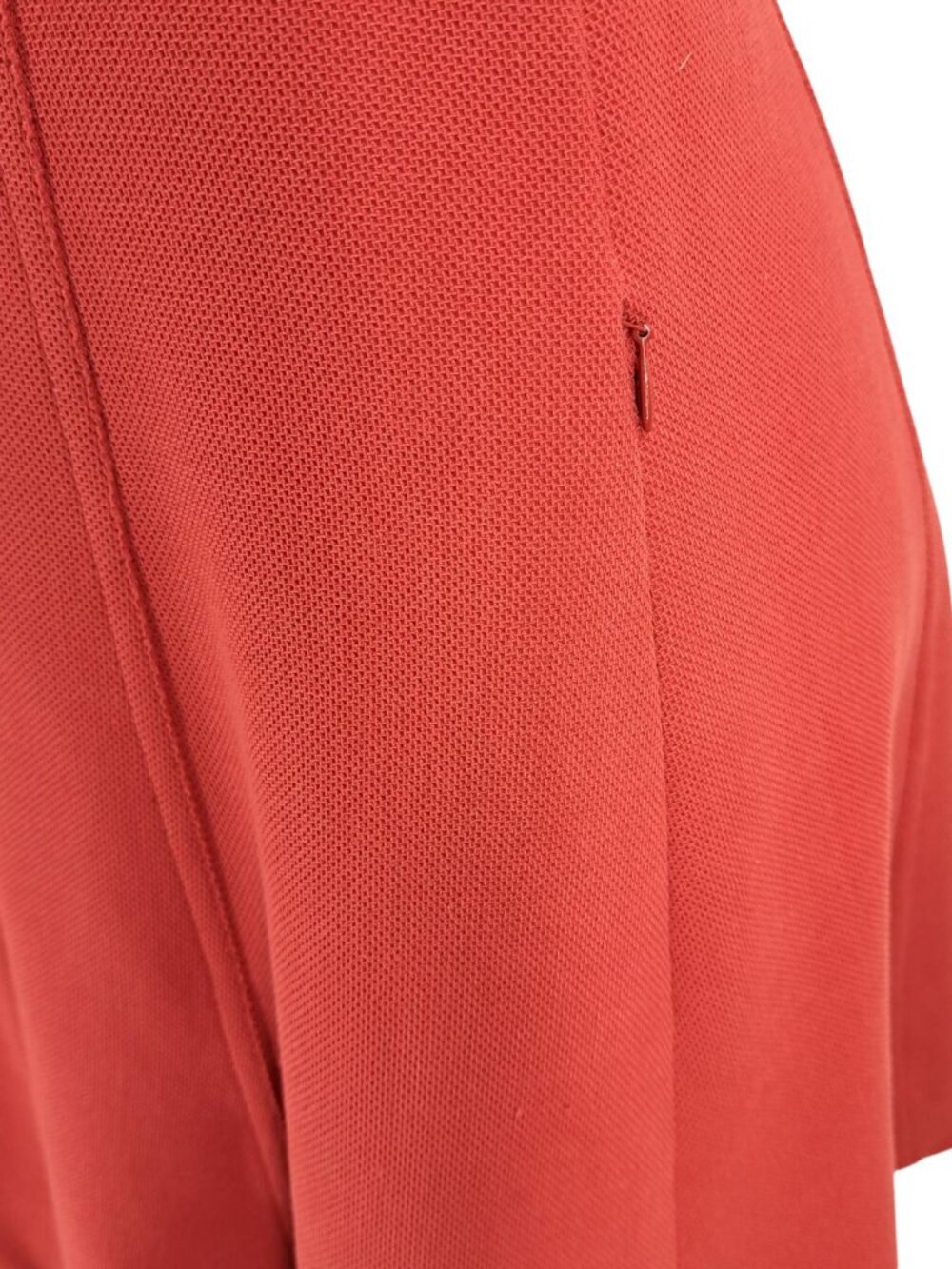 Akris Punto Red Ponte Knit Sleeveless Fit & Flare Dress Size 2 Career Snap - Picture 2 of 12